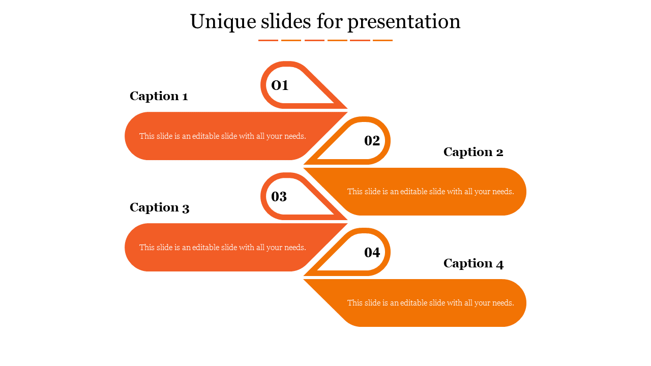 unique slides for presentation-Orange